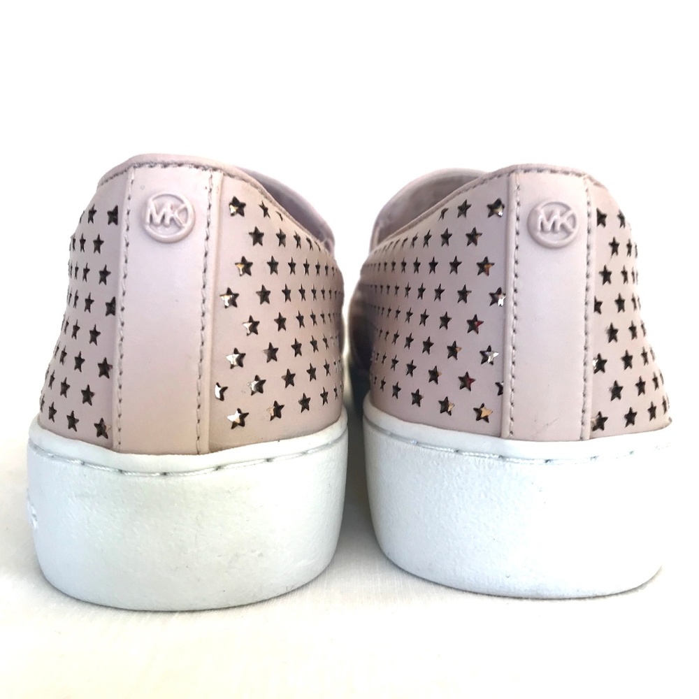 NEW Michael Kors Nude Pink Studded Slip On Shoes - Picture 5 of 6